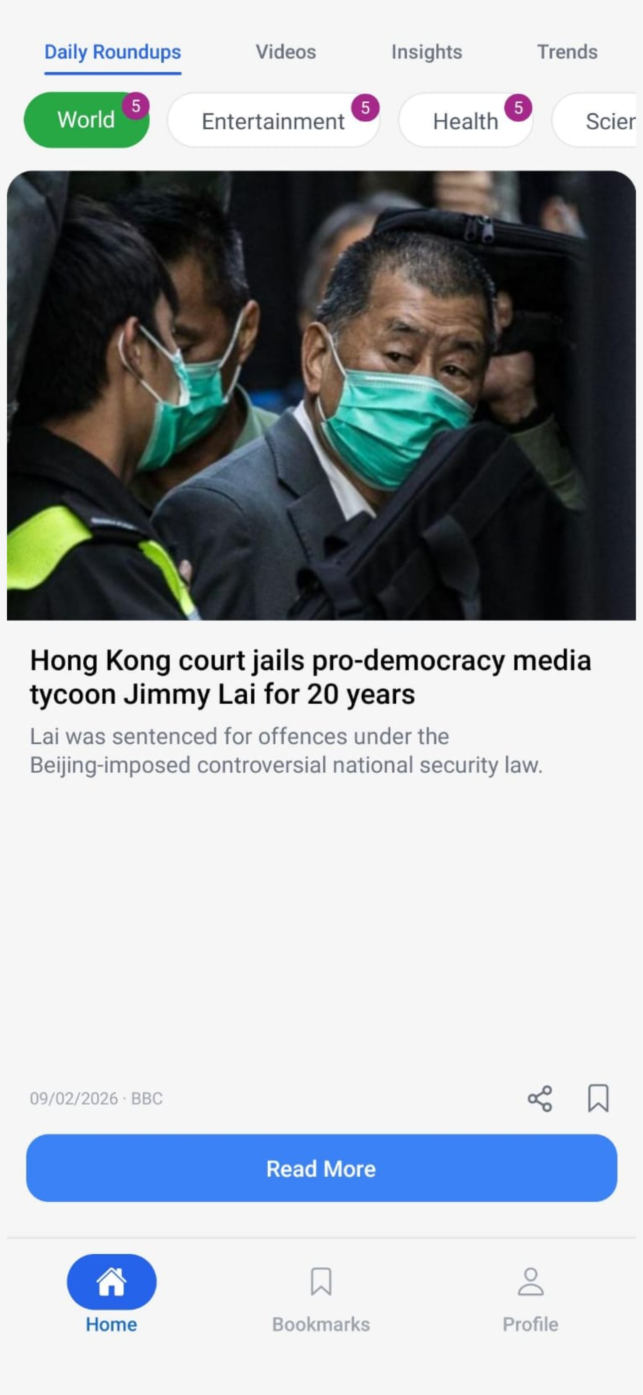 Pulse Daily app screenshot 2